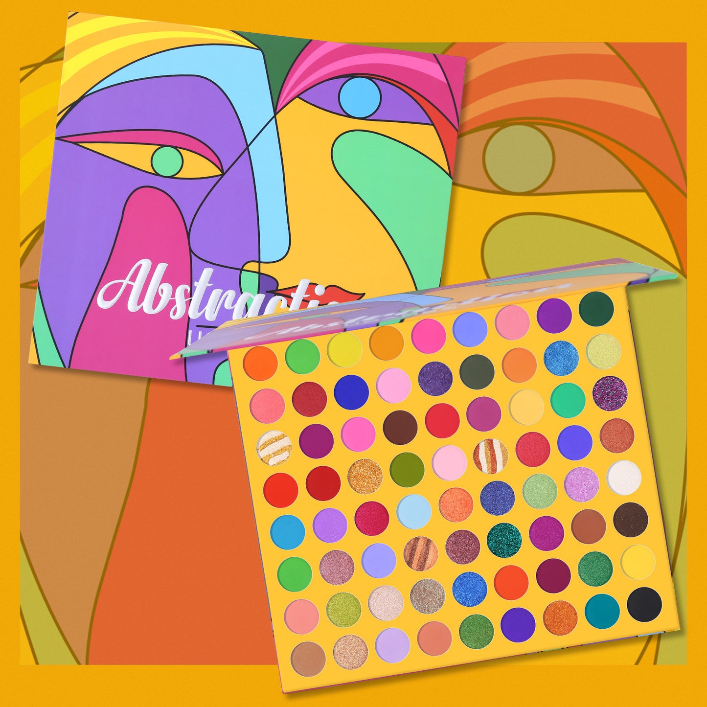 72 Color Harajuku Style Eye Shadow Palette - Candy Pearlescent