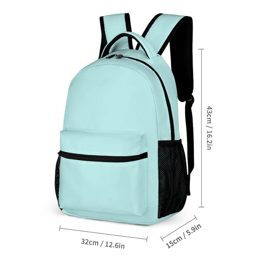 Light Blue Three-Piece Backpack Bag Set Combination
