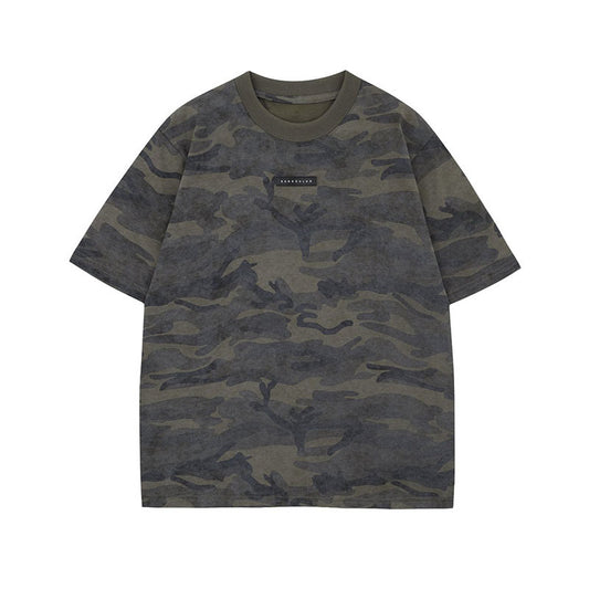 Playful Camouflage Loose Fit T-Shirt