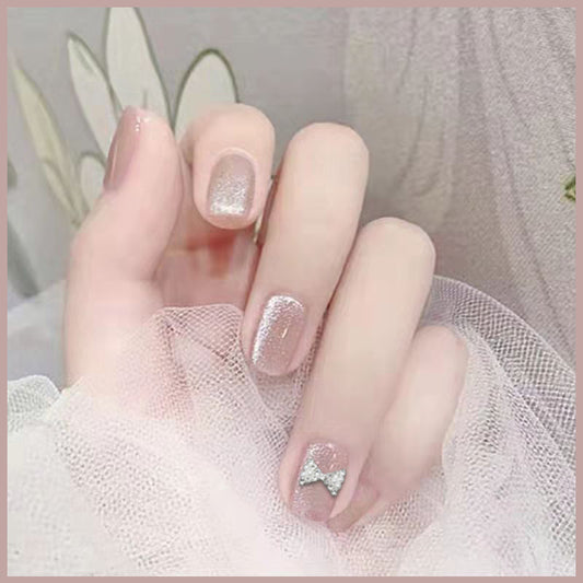 Harajuku Style Cat Eye Spar Heavy Industry Fake Nail Art
