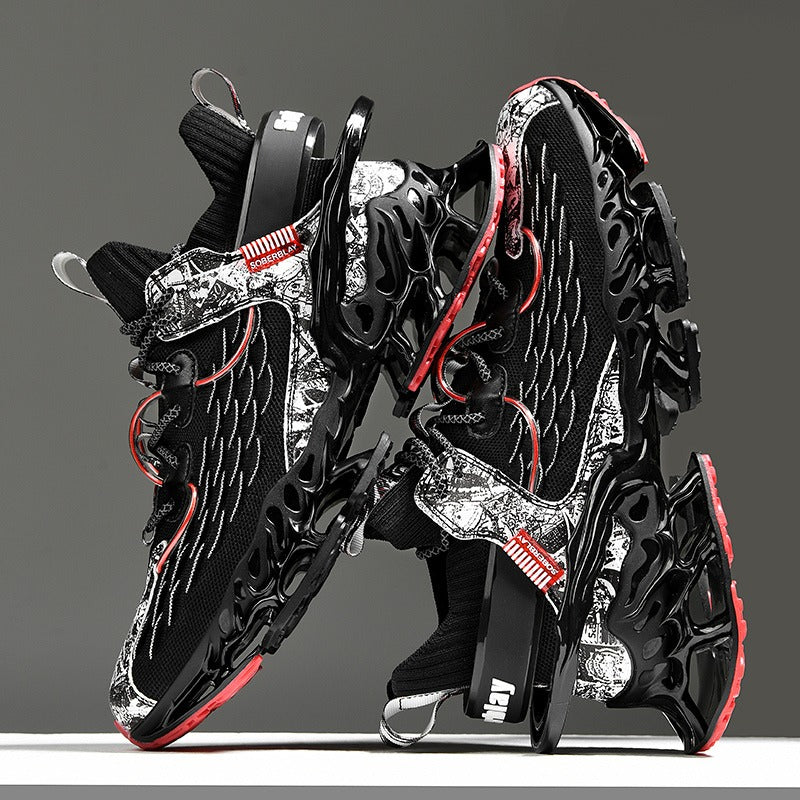 Men's Trendy Breathable Flyknit Sneakers - Harajuku Style