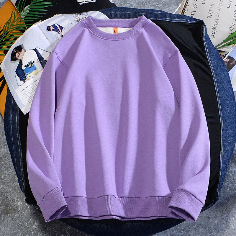 Harajuku Style Men's Casual Hoodie - Multicolor Cotton Fleece