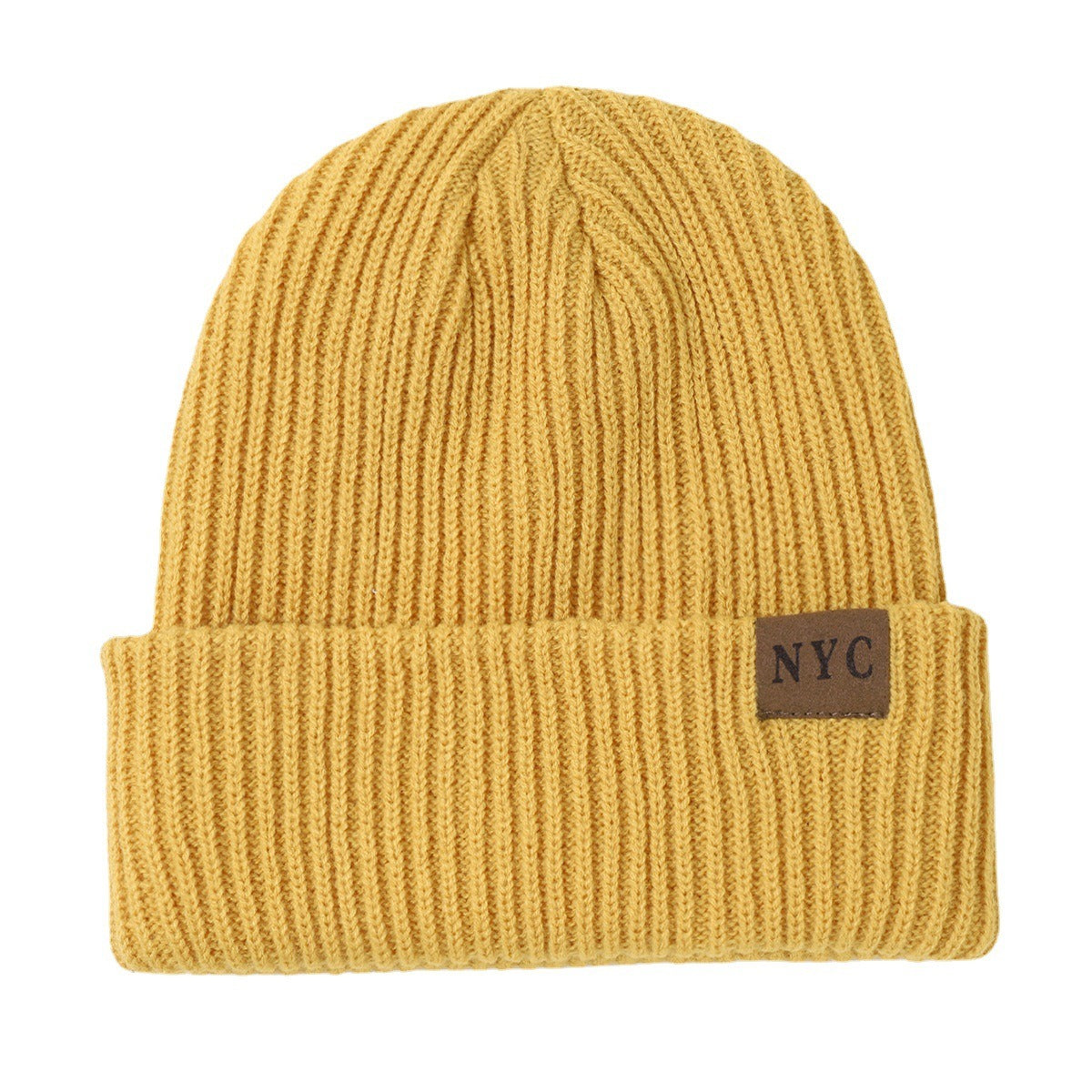 Harajuku Solid Color Warm Windproof Knitted Cap