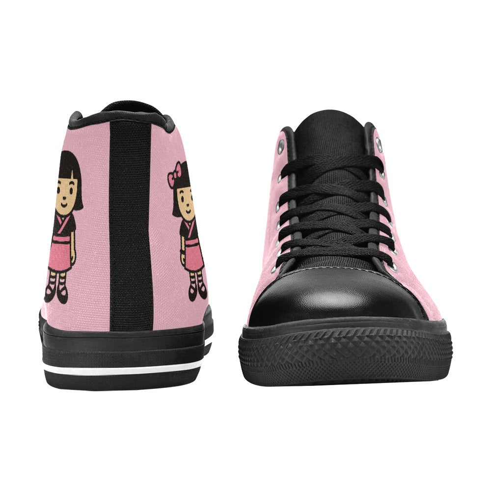 Harajuku Schoolgirl High Top Canvas Women's Shoes