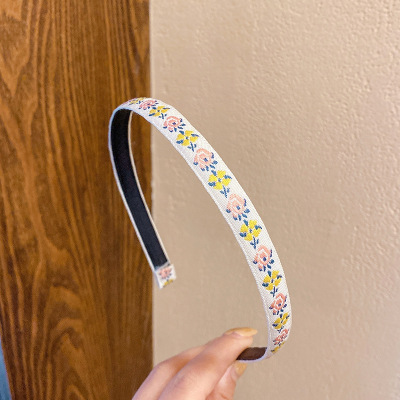 Ethnic Retro Embroidery Flower Headband