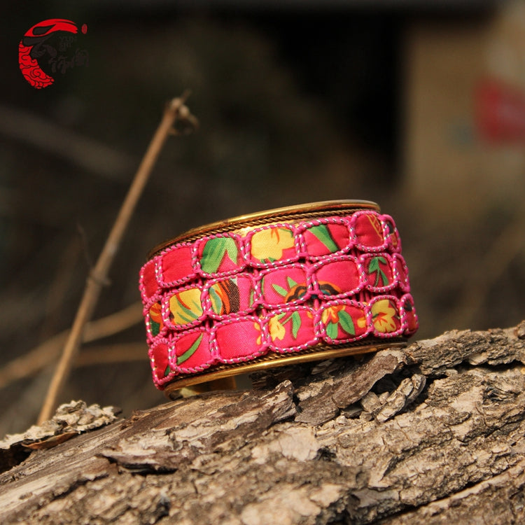 Handmade Nepalese Boho Beaded Bracelet - Open Design