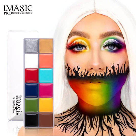 12 Color Oil Paint for Harajuku Style Body Painting