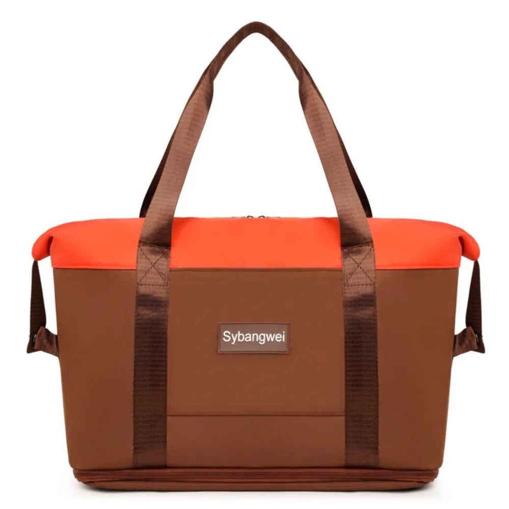 Harajuku-Inspired Waterproof Expandable Travel Bag