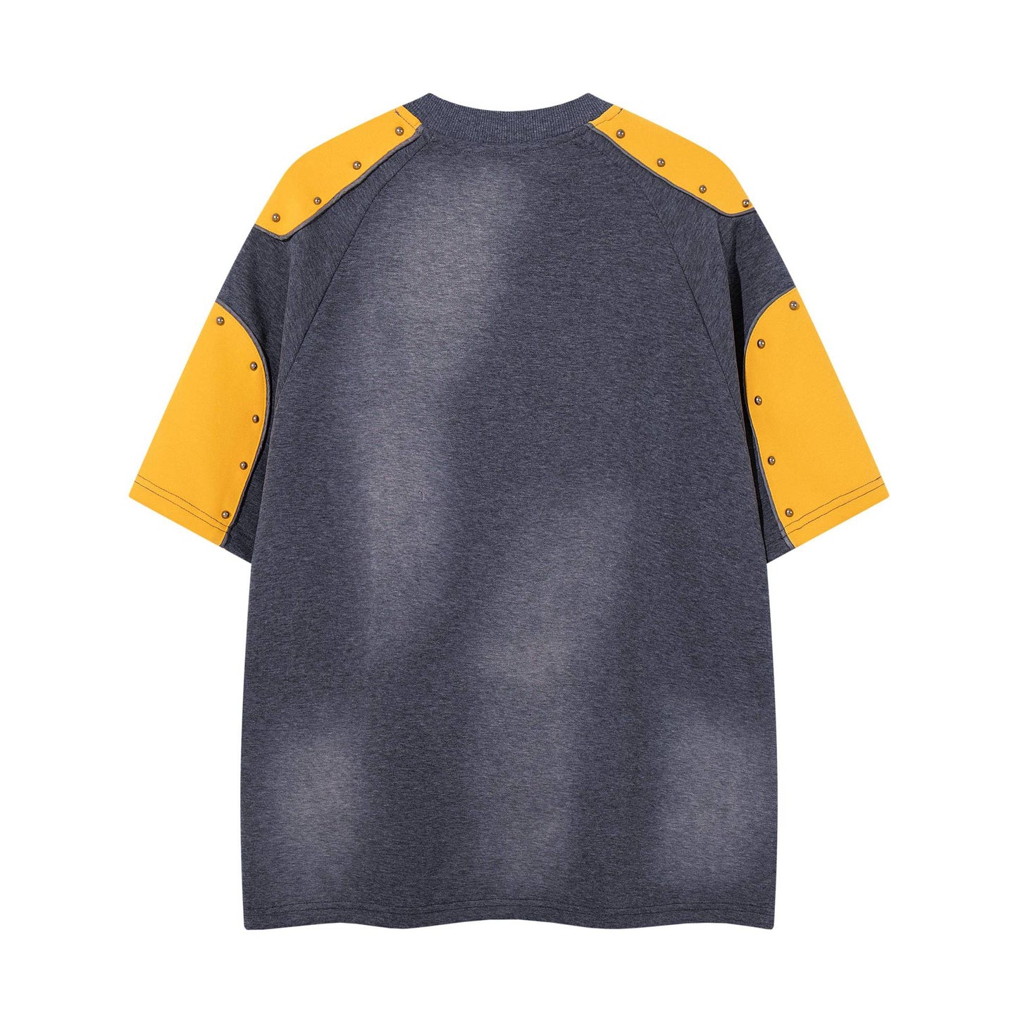 88 Number Rivet Short Sleeve — Harajuku Street Tee (Blue / Gray)