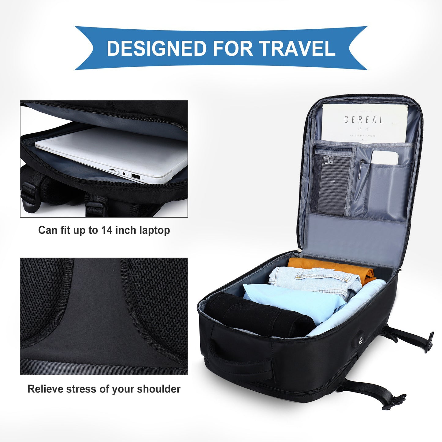Harajuku Style Travel Backpack - Multifunctional & Stylish
