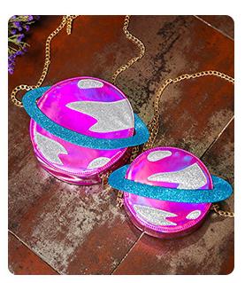 Women’s Harajuku 3D Circle Planet Handbag