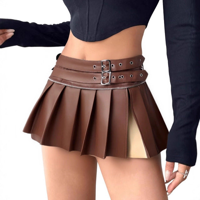 Hundred-Fold Ultra-Short Versatile Split Hot Skirt