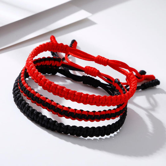 Ethnic Tibetan Buddha Amulet Bracelets - Handmade Multicolor