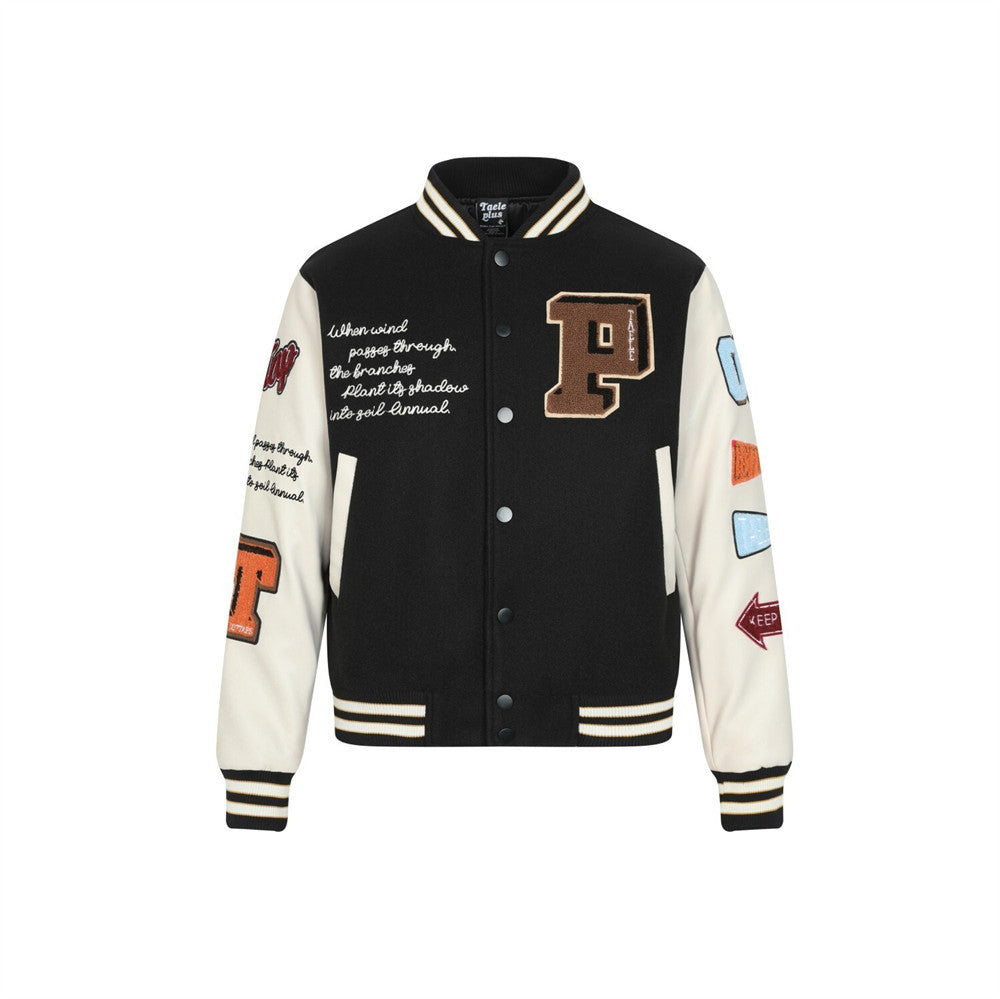 Alphabet Heavy Embroidery Baseball Uniform