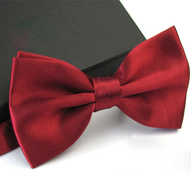 Classic Satin Bow Tie for Men
