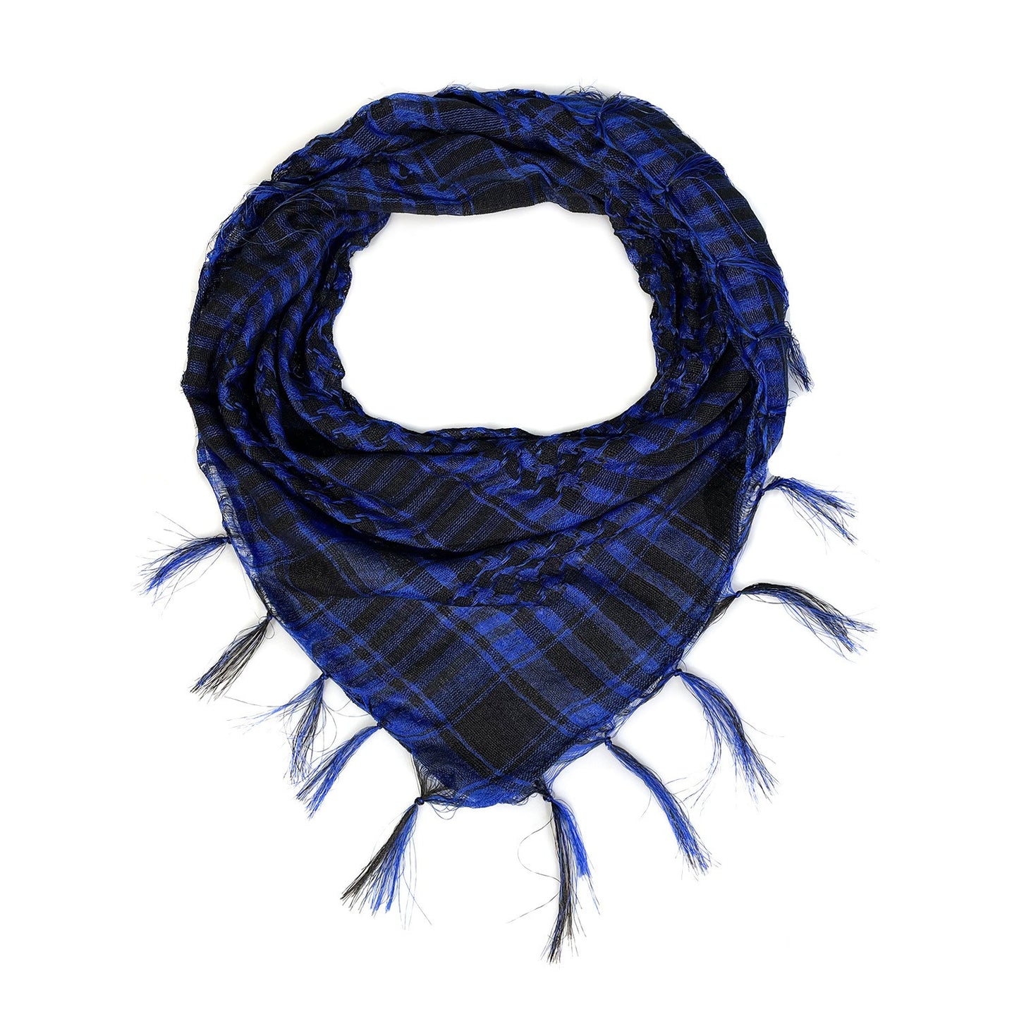 Harajuku Style Network Silk Thousand Bird Grid Scarf