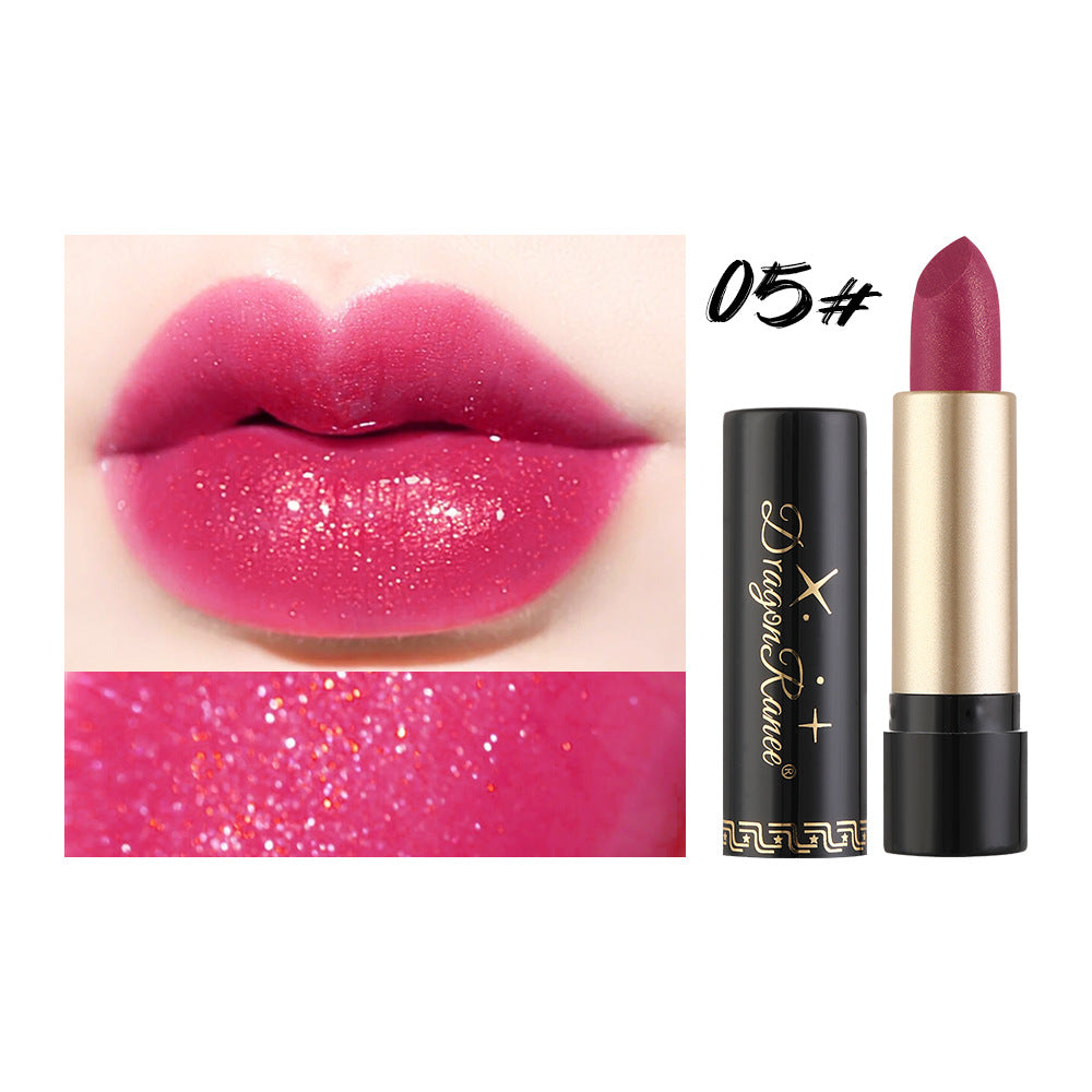 Gilt Pearlescent Dragon Fruit Peach Pink Lipstick