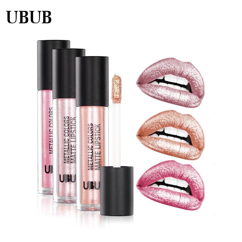 12 Colors Playful Glitter Metallic Lip Gloss - Waterproof & Moisturizing