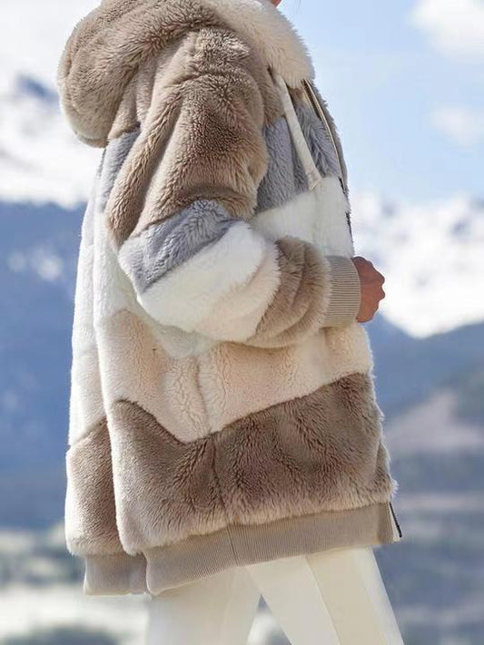 Harajuku Style Cashmere Women's Winter Coat