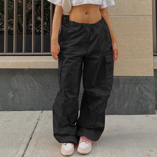 XY22094 Street Overalls - Fashion Casual Low Waist Trousers