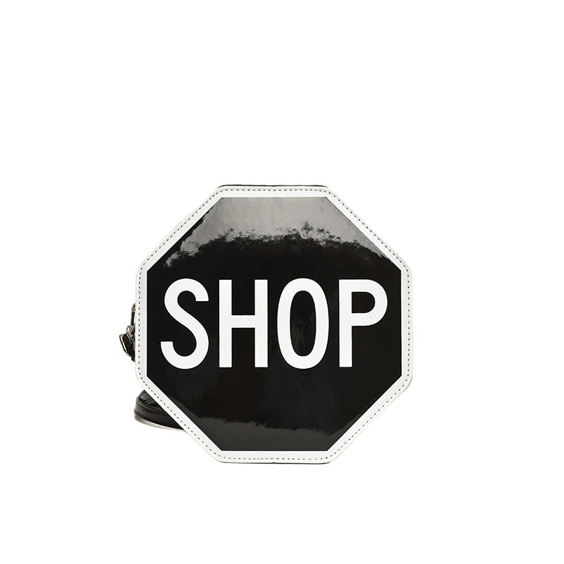 Forest Style Stop Sign Crossbody Bag for Girls