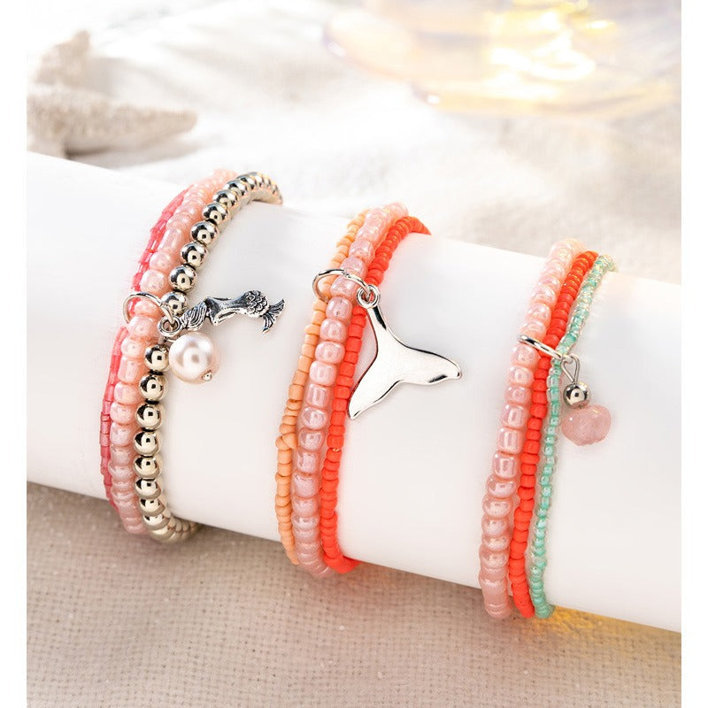 Holiday Storm Simi Yami Beads Bracelet Set