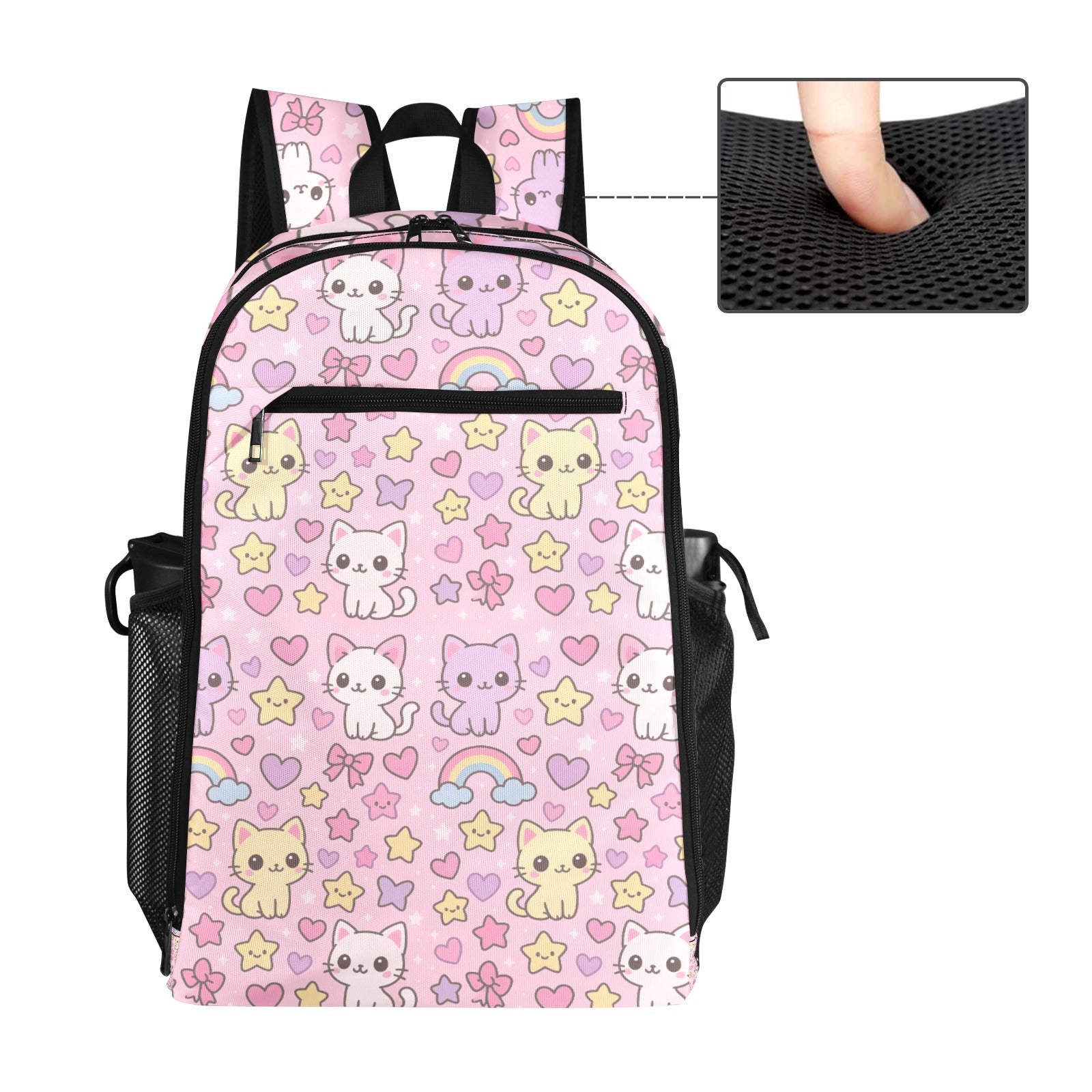 Cartoon Cat Rainbow Harajuku Kawaii Backpack