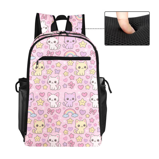 Cartoon Cat Rainbow Harajuku Kawaii Backpack
