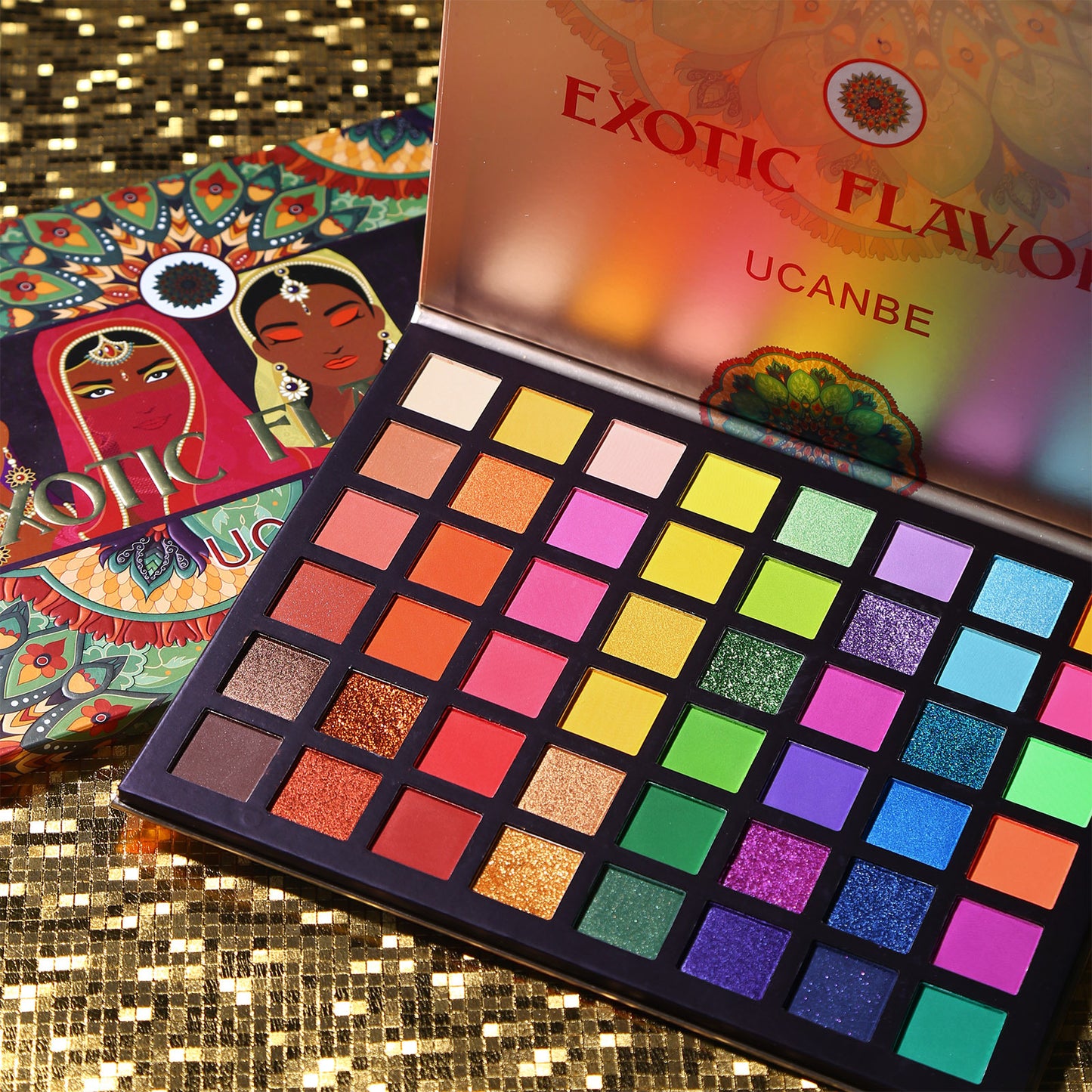 48 Colors Harajuku Exotic Eyeshadow Palette - Shimmer & Matte
