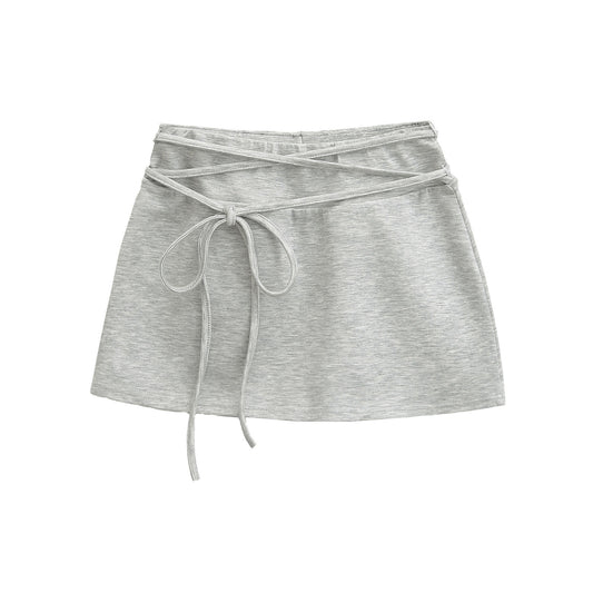 Playful Bow Tie A-Line Skirt