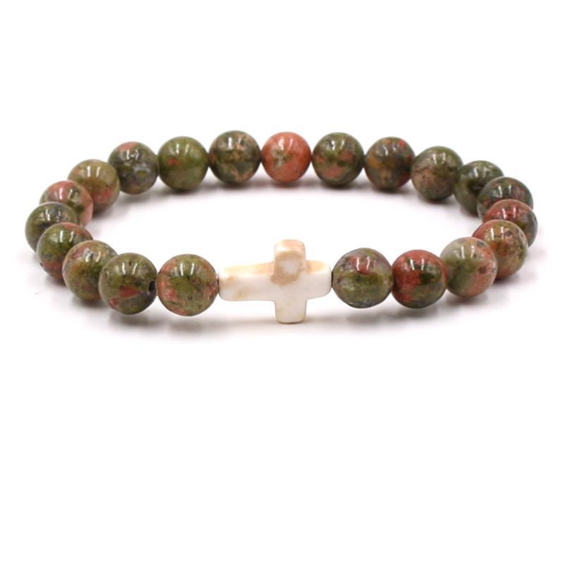 Harajuku Style Bead Jewelry Cross Bracelet