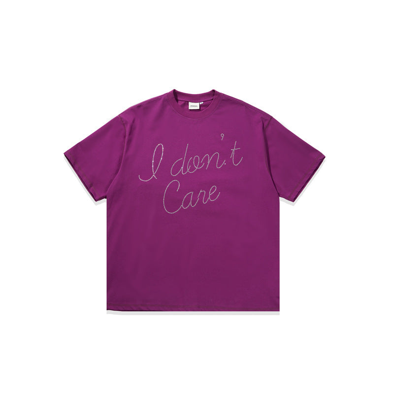 Harajuku Style Printed Round Neck Loose T-Shirt
