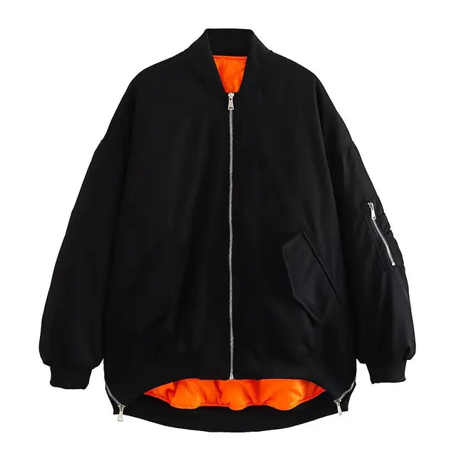 Harajuku Style Women's Casual Bomber Jacket