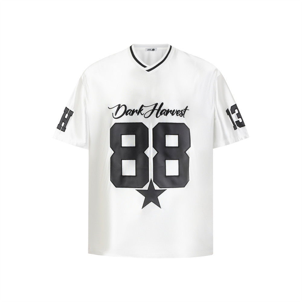 Summer Men's Quick-Dry V-Neck Tee