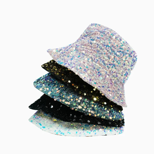 Reversible Sequin Fisherman Bucket Hat for Kids