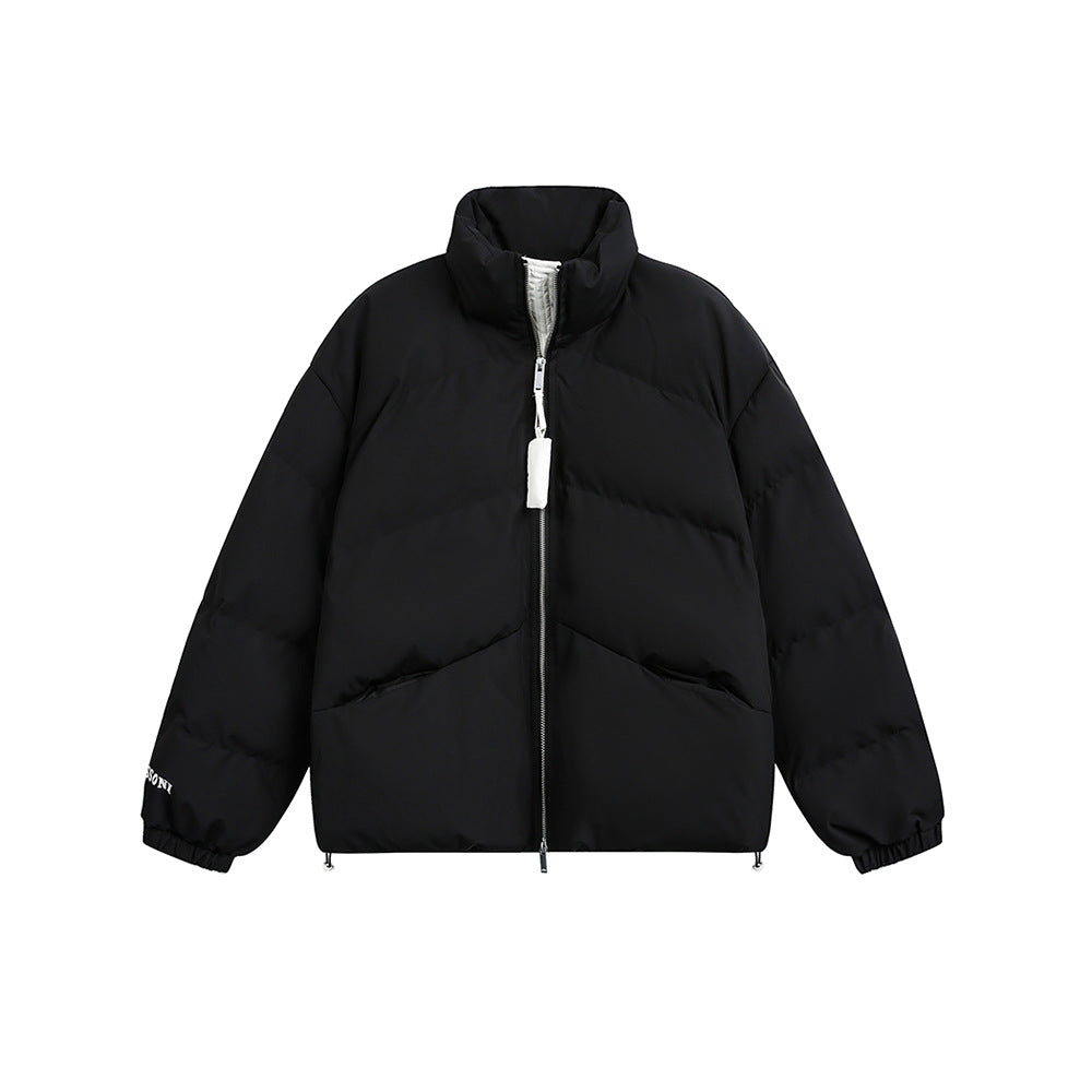 Thickened Warm Jacket with Stand Collar