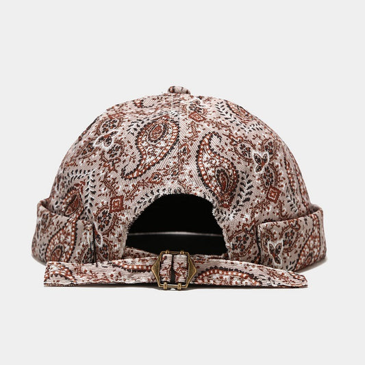 Harajuku Style Cashew Flower Landlord Hat