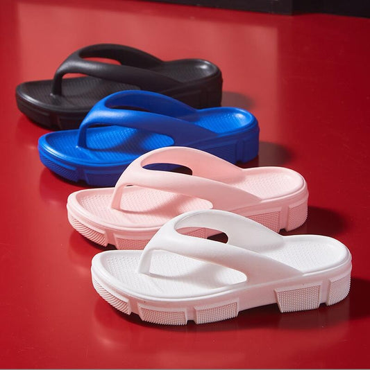 Custom Wedge Slippers - Soft Non-Slip Beach Flip-Flops