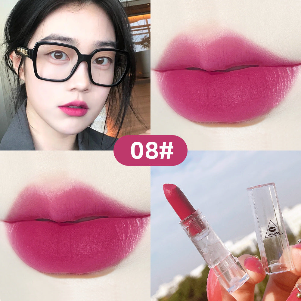 Playful Peach Pink Matte Lipstick - Harajuku Style