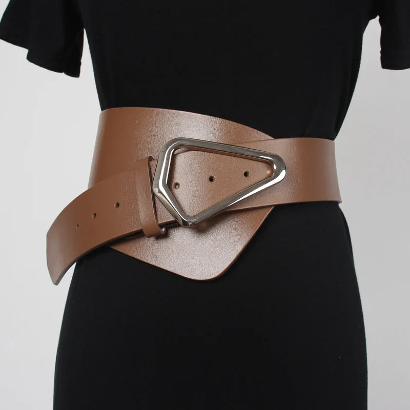 Harajuku Style Irregular Spring Suede Waist Belt