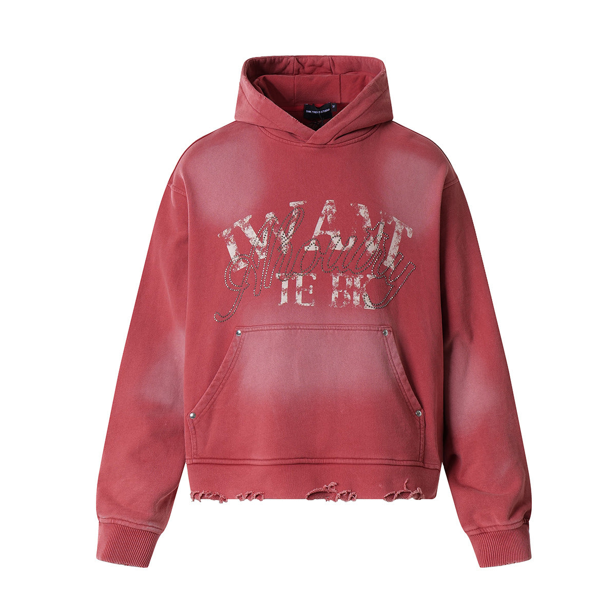 Hooded Sweatshirt for Men - American Retro Style