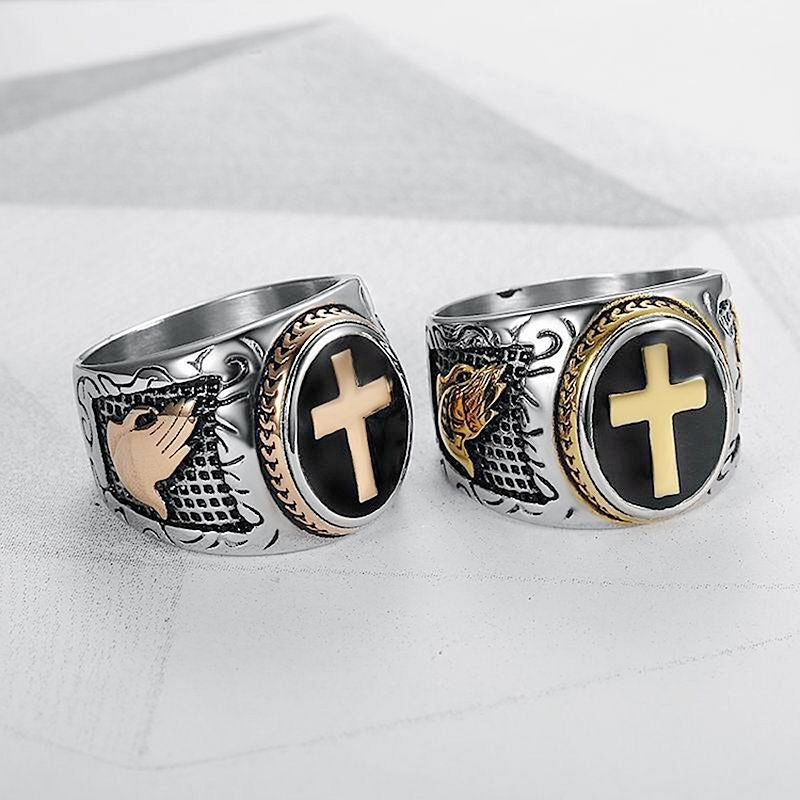 Playful Cross Jewelry - Titanium Steel Gold Plated