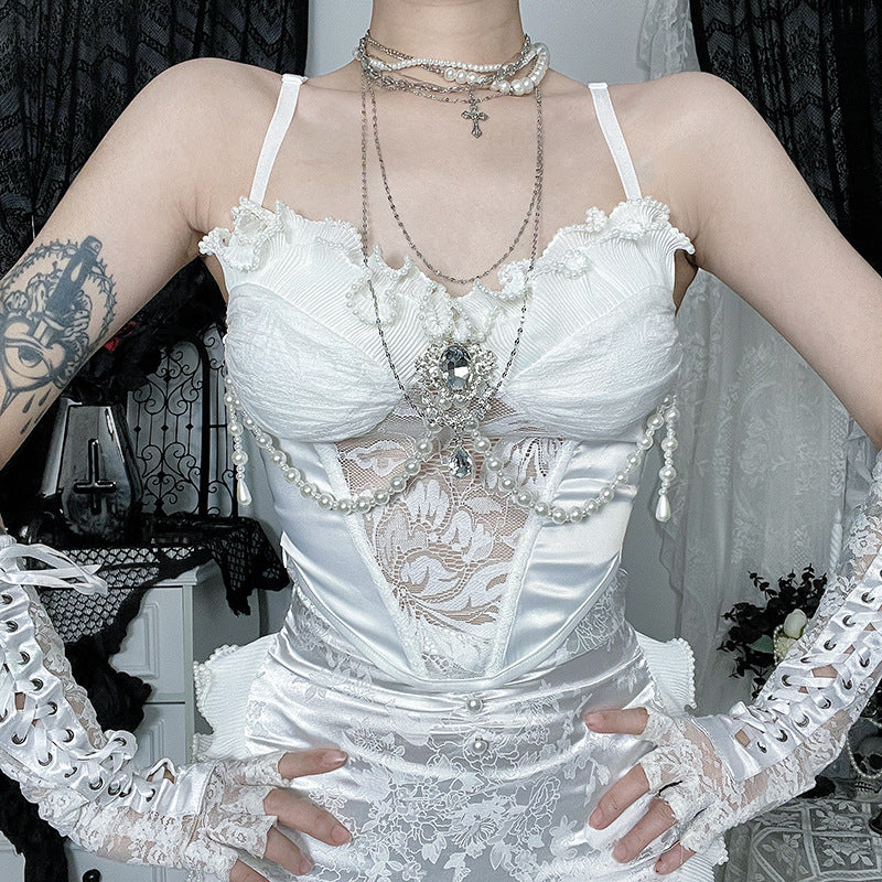 Dark Themed Mayfly Camisole Versatile Lolita Camisole Top