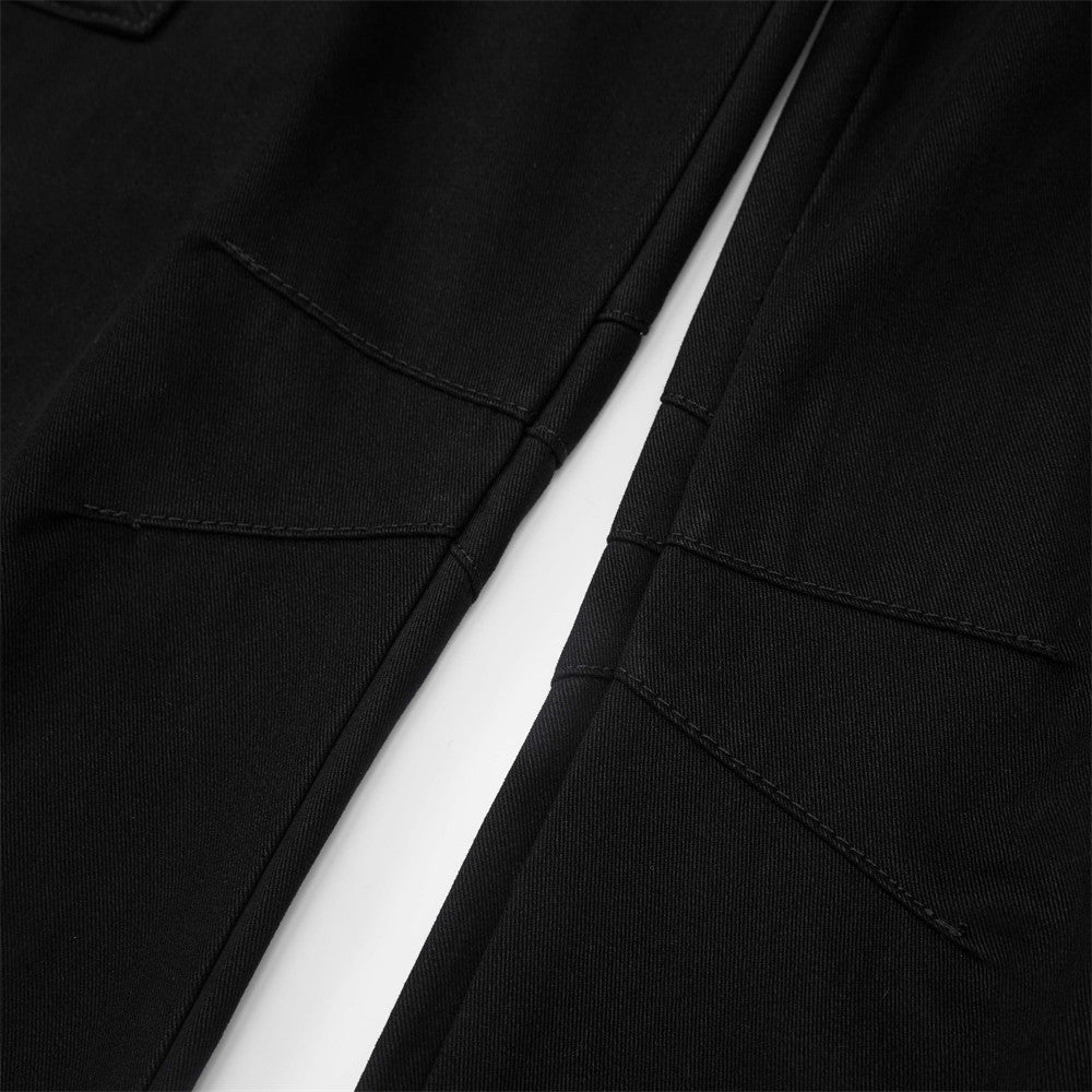 Harajuku Style Multi-Pocket Straight Leg Workwear Pants
