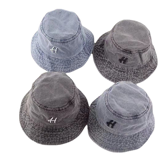 Retro Washed Cotton Fisherman Hat - Harajuku Style