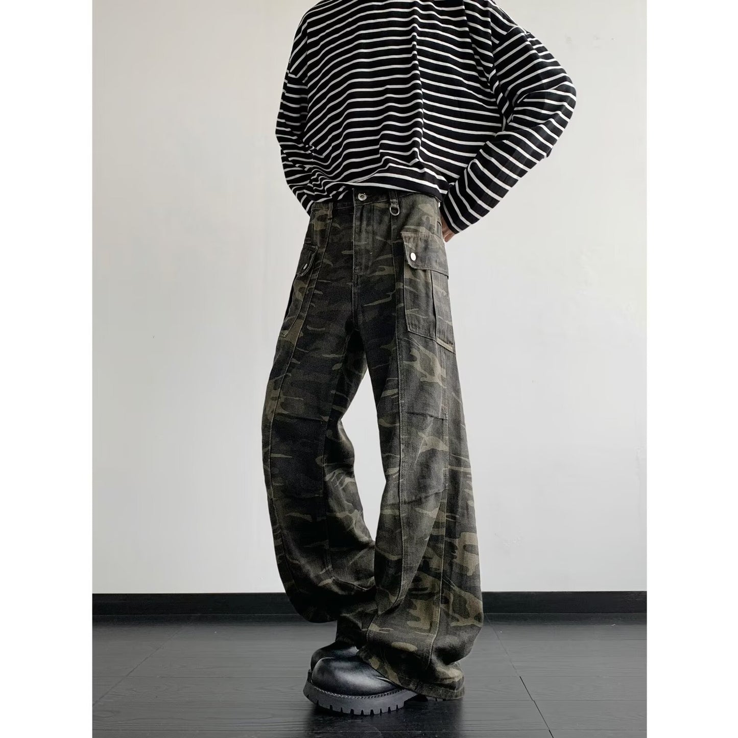 Harajuku Inspired Loose Straight Leg Pants