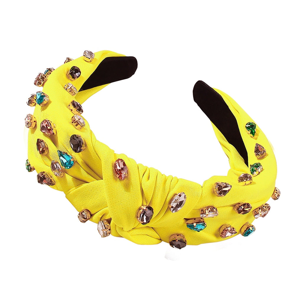 Colorful Rhinestone Headband for Women and Girls