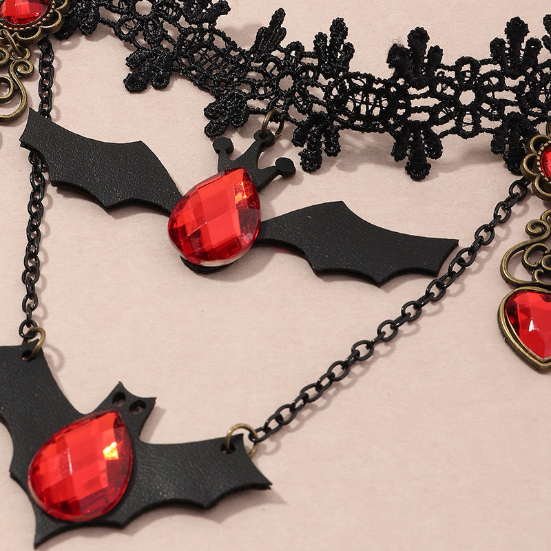 Harajuku Style Bat Halloween Necklace
