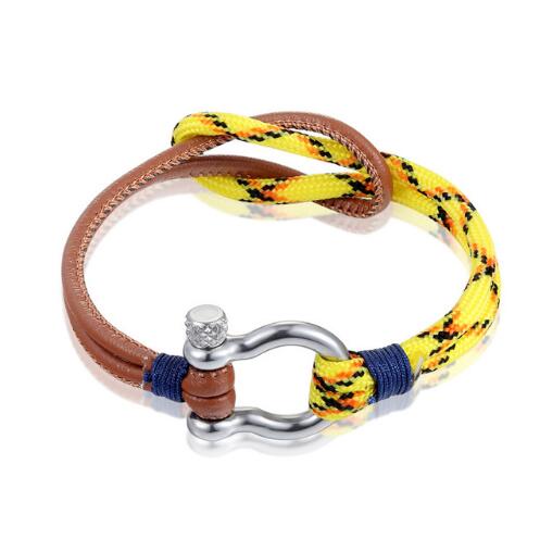 Navy Style Parachute Cord Survival Bracelet