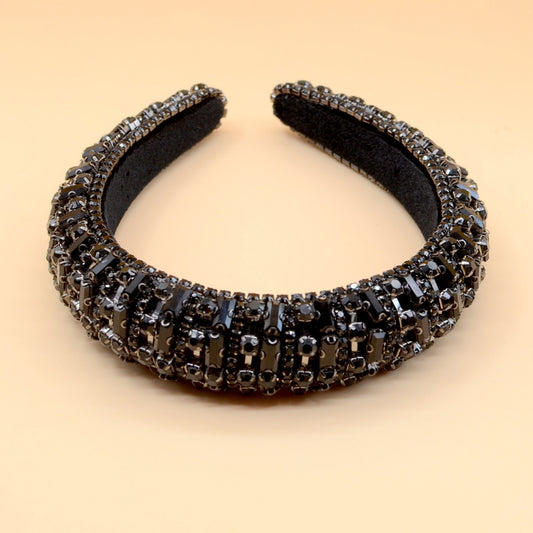 Luxury Sparkly Crystal Pearl Baroque Hairband